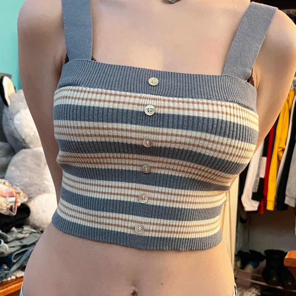 Lottie Moss (bought from PacSun) Thick Strap Tank Top.